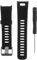 Silikon Uhrarmband Uhrarmband Ersatz Schnell Lösungsband Kompatibel für Vivosmart Hr (Schwarz)