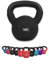 wuuhoo® Kettlebell Dwayne - Kugelhantel 2kg - 28kg aus massivem Gusseisen mit Neopren Beschichtung, Schwunghantel für dein Krafttraining, Gewichte mit Farbcodes - Fitnessgerät für Zuhause 14 kg