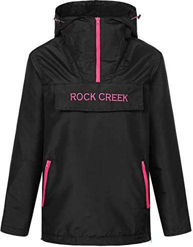 Rock Creek Übergangsjacke Damen Windbreaker D-474 | Leichte Outdoor-Bekleidung für Frauen, praktische Wanderjacke für Alltag, Reisen, Freizeit und wechselhaftes Wetter