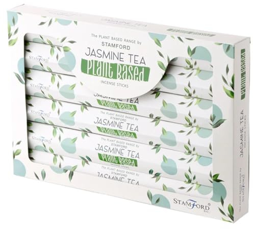 Premium Plant Based Stamford Hex Incense Sticks - Jasmine Tea - Incence Sticks & Cones