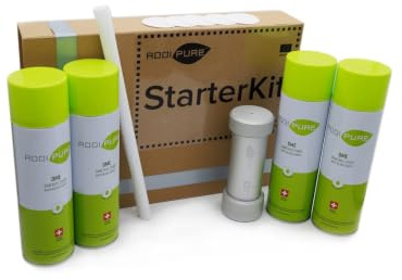 ADDIPURE StarterKit PEO 60*50 enthält alles um mit der effizienten Pflanzenextraktion beginnen zu können. Pflanzen-Füllmenge bis zu 20g. Extraktionsmittel: Dimethyl Ether (DME) 500ml Dosen. Made in EU