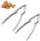 Zehan Zitong Nussknacker, 2PCS Nussknacker Walnüsse, hochwertiger Nuss-Knacker,multifunktionaler Haushaltsnussknacker für Geeignet Nüsse oder Schalentiere (Silber)