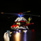 LocoLee Led Licht Set Kompatibel mit Lego H175 Rettungshubschrauber, Led Beleuchtungs Set Compatible with Lego 42145 Technic Airbus H175 - Nur Lichter Set, Kein Modell (Fernbedienung)