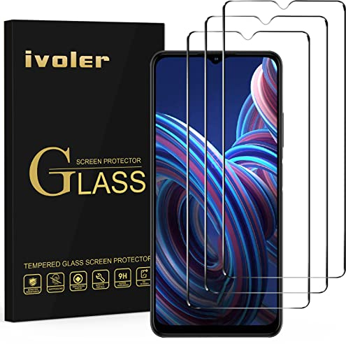 iVoler 3 Pezzi Vetro Temperato per ZTE Blade A73 4G / A72 5G / A52 / Blackview A52 / A53 / A53 PRO, Pellicola Protettiva Protezione Schermo Anti Graffio, Durezza 9H, Anti-Impronte, HD Chiaro