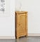 Hallowood Furniture Eckschrank Aston Eiche, kleine Eckschränke aus Holz für Wohnzimmer mit 1-türigem Aufbewahrungsschrank + 2 verstellbaren Einlegeböden, vielseitiges Eichenregal und Telefontisch