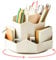 Rotating Pen Pencil Holder Desk-Organiser - 360 Degree Pencil Pots Makeup Brush Holder with 9 Compartments for Home Office Supplies Desktop Tidying and Stationary Storage