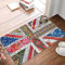 Badematten Union Jack-Flaggen-Uk-Mandala-Kunst Willkommen Fußmatte Schmutz Widerstehen Rückseite Fußabtreter Dauerhaft Küchenmatten Für Badezimmer Außen Garage 40X60Cm
