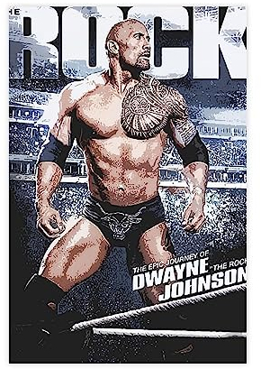 ETOMEY The Rock Dwayne Johnson Kunstdrucke, Poster, ästhetisch, 5 Leinwand, Schlafzimmer, Dekoration, Sport, Landschaft, Büro, Raumdekoration, Geschenk, ungerahmt, 30 x 45 cm
