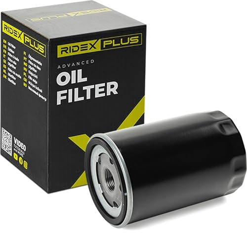 RIDEX PLUS Ölfilter Motorölfilter Anschraubfilter 7O0084P Kompatibel mit FORD Fiesta Mk6 Schrägheck JA8, JR8 Fiesta Mk5 Schrägheck JH1, JD1, JH3, JD3 Focus II Schrägheck DA, HCP, DP FOCUS DAW, DBW