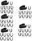 Vaguelly 50pcs Mic Cable Clips Microphone Stand Clamps for Easy Installation Tough Material Prevents Movement