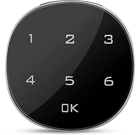 Digitales Briefkastenschloss, Digitales Briefkastenschloss, 7 X 7 X 7 Touchscreen, Digitales Elektronisches Passwortschloss Schrank, Briefkasten, Datei, Sauna, Schublade