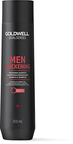 Goldwell Dualsenses Men Thickening Shampoo, Verdichtendes Shampoo für feines & dünner werdendes Männerhaar, Fülle & sanfte Reinigung, 300 ml