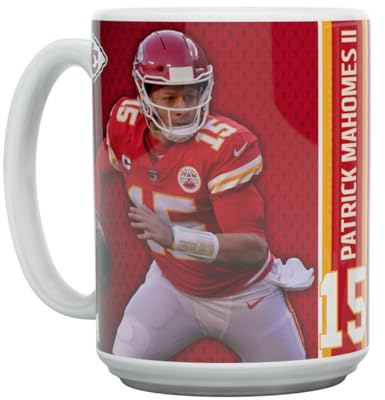 NFL Kansas City Chiefs NFLPA Kansas City Chiefs Jumbo Mug Motion MAHOMES