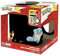 Schiggy - Tasse - Glumanda - Thermoeffekt Kaffeebecher Evolution - Bisasam Mug - Keramik - 460ml - Schwarz - Geschenkbox