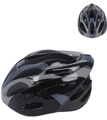 Endless Fahrrad- & Skatehelm mit verstellbarem Drehverschluss, leicht (225 g), stoßfestes PC/EPS, belüftet, abnehmbares Visier, Unisex Erwachsene – Carbon Grau, Einheitsgröße