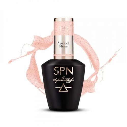 SPN Nails Professional 891 Apricot Muse Orange UV LaQ Gel Nail Polish 8ml, High Pigmentation, Medium Thick, Soak Off UV/LED Lamp, Quick-drying Salon-Lasting Manicure,Nail Art DIY at Home