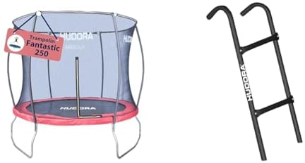 HUDORA Trampolin Fantastic in versch. Größen & Leiter für Trampoline