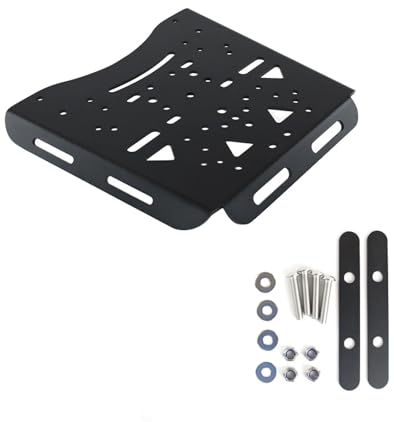 Motorcycle Rear Rack For Royal For Enfield For Himalayan 411 BS4/BS6 Motorcycle Top Rack Luggage Rack Enlarge Plate Top Plate Extension Rear Rack Plate Motorcycle Luggage Rack