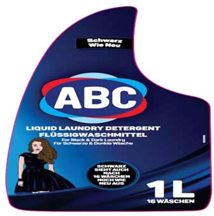 Waschmittel Flüssigwaschmittel Schwarz Dunkel 12er Pack mit je 1L Inhalt TOP