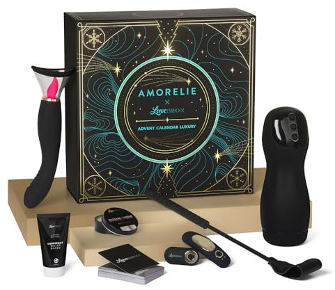 AMORELIE Erotischer Adventskalender für Paare Singles & Erwachsene | Erotik-Set mit 24 sinnlichen Überraschungen