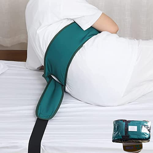 Tseukoe Ceinture de Fixation de lit pour Personnes âgées, Ceinture Abdominale de lit, Fixation de la circonférence de la Taille et de l'abdomen, Ceinture de sécurité pour Fauteuil Roulant