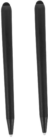 SECFOU 2 Pz penna schermo portatile computer stilo a punta fine penna stilo touch matita touchscreen touch screen lavagna bianca pratici pennarelli comoda penna stilo addominali Black