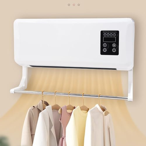wqibq Aire Acondicionado Portátil Split Max | Enfriador De Aire Portátil De Pared Y Calefacción | Unidad De Aire Acondicionado Frío Y Caliente Con Temporizador Para El Hogar Sala De Estar