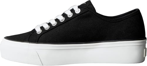 Calvin Klein Damen Vulcanized Sneaker Logo Tag mit Plateau