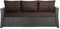Setgarden® Bankauflage - Outdoor sitzkissen für Gartenbank für polyrattan- Polster Auflage Outdoor - Bankpolster Auflage für Sitzbank Rattan Hollywoodschaukel (Braun, 160x50x50cm)