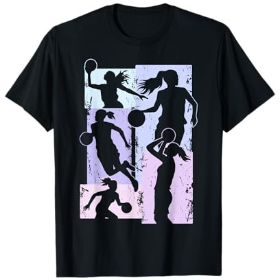 Basketball Mädchen Damen Basketballerin T-Shirt