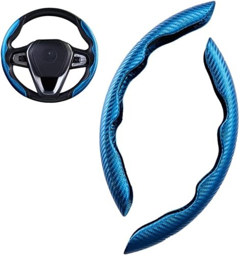 YCPHR Auto Lenkradbezug für BMW M-Sport G30 G31 G32 G20 G21 G11 G12 G14 G15, Segmentierter rutschfest Langlebig Auto Lenkrad Schutzhülle Auto Innenraum ZubehöR