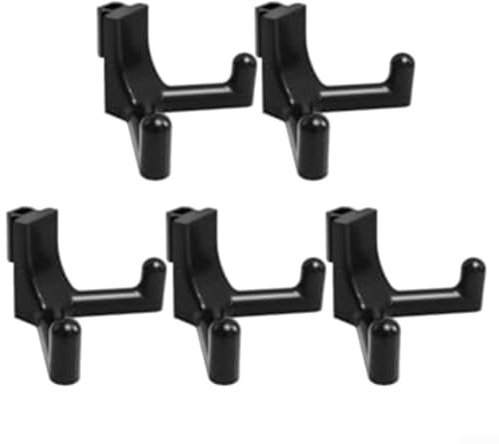 HomeVortex Kunststoff-Werkzeughaken für Schuppen mit vertikaler Verkleidung, Gartengeräte, Aufbewahrungs-Organizer, robuste Garagen-Wandhalterung, Haken für Werkstatt, Gartenhaus, Garage, Werkzeuge (5