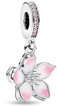 RMMD Geschenke für Frauen - Kirschblüte Charms Anhänger für Armbänder Halskette Charm Armband Geschenke für Frauen Mädchen Damen Geburtstag