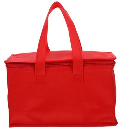 VINTORKY Bolsas de aislamiento térmico bolsa de almuerzo aislada para Aislar bolsa termica bolsa termo bolso de viaje tote bolsa de almuerzo portátil bolsa portátil tela oxford rojo