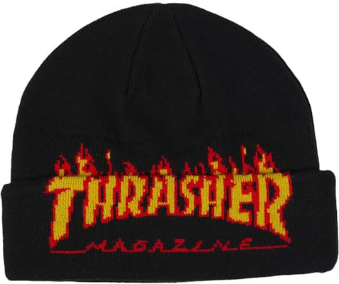 Thrasher Flame Fold Beanie One Size