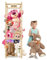 Kelens 59 Stuffed Animal Storage, Wood Stuffed Animal Zoo Holder, 3-Storey Large Capacity Stuffed Animal Organizer, Toy Storage for Nursery Playroom Bedroom