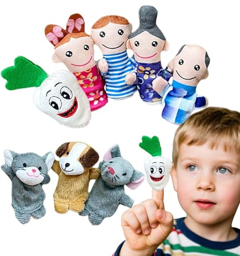 Story Time Finger Puppets Set | Storytime Learning Aid Farm Educational Puppets | Interactive Sensory Toys Storytime Aid for Special Needs Education