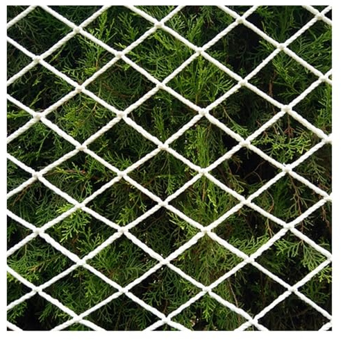 VagxTbs Rausfallschutz Hochbett Relingsnetz Schutznetz Polyester Knotenlos Anti-Fall Für Haustier Katzennetz Balkone Terrassen Fenster Outdoor-Aktivitäten(2X10m)