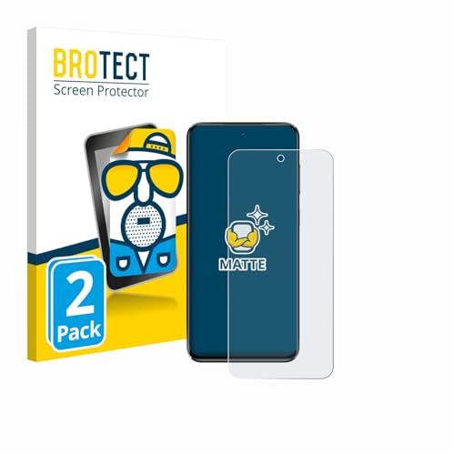 BROTECT Schutzfolie für Oukitel C68 Plus | 2 Stück Entspiegelnder Displayschutz Made in Germany Matte Displayschutz-Folie Anti-Reflex Anti-Fingerprint Einfache Montage