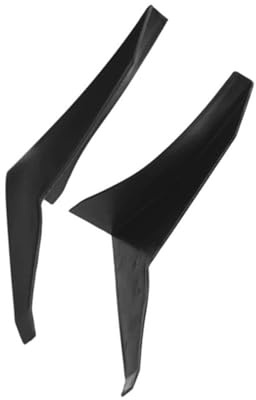 Für SEAT Für Leon FR 5F MK1 & Für Ibiza 6J 6L – Seiten-Kotflügel-Lüftungsblende, Air Wing Cover, Stoßstangenlippe, Side Splitter Winglet (Universal)(Black)