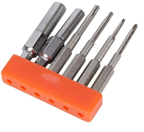 Wusvive 9-teiliges Schraubendreher-Set, Präzisions-Reparatur-Werkzeug-Set mit magnetischen Bits, Kunststoff und Metall, Handwerkzeuge für Nintendo Switch, für 3D, Wii, PS3, für Xbox