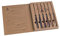 LAGUIOLE - Box 6 Steakmesser - Pakka Holzgriff 3 Farben sortiert - Edelstahl - Karton-Geschenkbox mit Markengeschichte - Stil und Komfort - Sehr widerstandsfähig