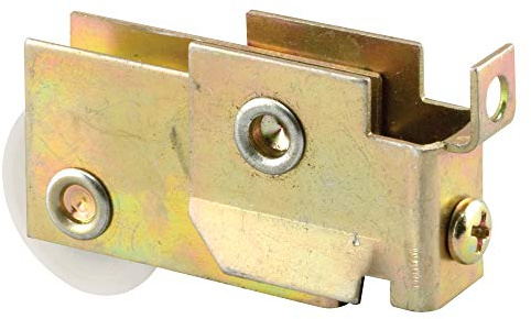 Prime-Line N 6625 1-1/4 In. Steel Ball Bearing, Mirrored Door Roller Assembly, for Crest Doors (Single Pack)