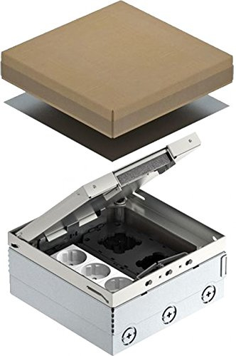 obo-bettermann Automatischer canaliz. Boden – Einheit portamecanismo UDHOME4 2 VV Schuko Stahl