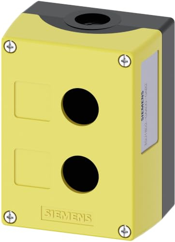 Siemens SIRIUS ACT 3SU18 Drucktastengehäuse x Ø 22 mm, Gelb, Kunststoff, IP69, IP67, IP66
