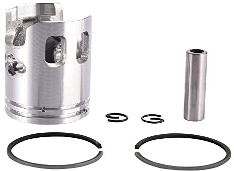 GOOFIT 40mm Kolben Ringe Stiftsatz Ersatz für 2-Takt 50cc 50 3KJ CW50 Jog 50 Scooter Moped ATV Quad Motorteile Mini Quad ATV Pocket Dirtbike