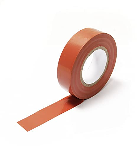 BeMatik - Cinta Aislante marrón de 0,15x19mm en Bobina de 10m