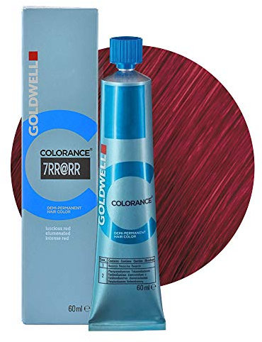 Goldwell Colorance Demi-Permanent Hair Color, 7RR@RR, Luscious Red, 2.03 Fl Oz