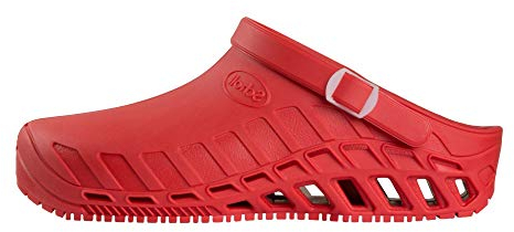 Scholl Clog Evo - Hochleistungs-Sanitär-Clogs für Damen und Herren - Ultraleicht, Bequem und Atmungsaktiv, mit Rutschfester Sohle, Herausnehmbarer Memory-Einlegesohle und Drehbarem Riemen