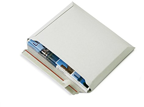 Versandtaschen weiß Vollpappe (Querbefüllung) Karton DIN A4 - flach: 315x240mm / aufgestellt 280x190x40mm (PS.163) (50)